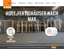 Tablet Screenshot of jelovica.com